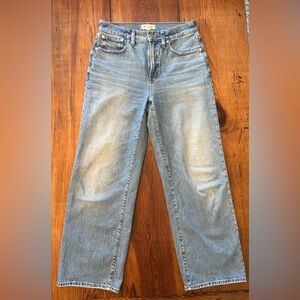Madewell perfect vintage wide-leg jeans size 28